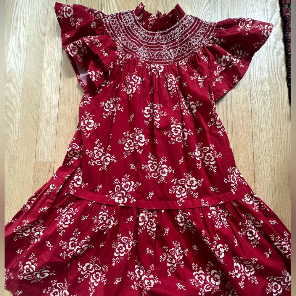 Red SEA Floral Dress - size S